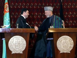 Hamid Karzai, Gurbanguli Berdymukhamedov
