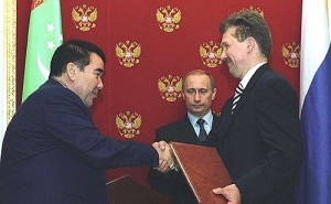 С.Ниязов и А.Миллер. Подписание газового контракта. 2003г. Фото Kremlin.ru